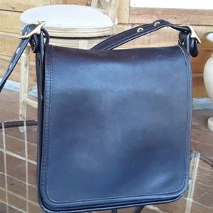 Leather Coach handbag